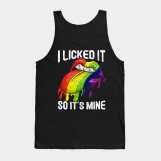 Lesbian Rainbow Flag Gay Pride Month Lgbt Tank Top